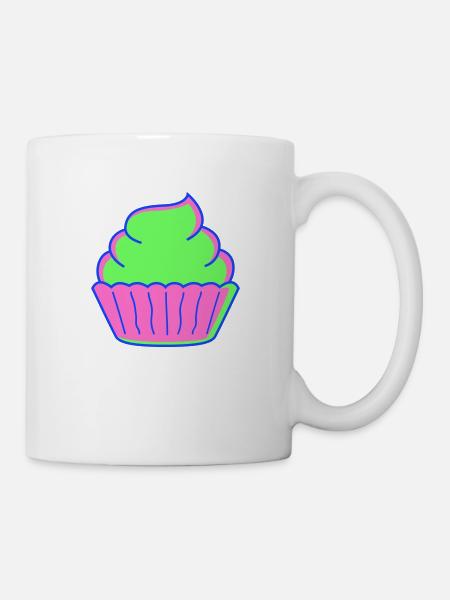 cupcake - Tasse - Weiß