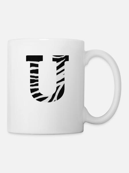 Brief an das Zebra - Tasse - Weiß