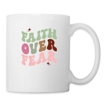La foi plutôt que la peur - Mug blanc - blanc - Droite