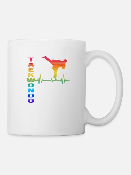 Taekwondo Taekwondo-korean-martial-arts poomsae - Tasse - Weiß