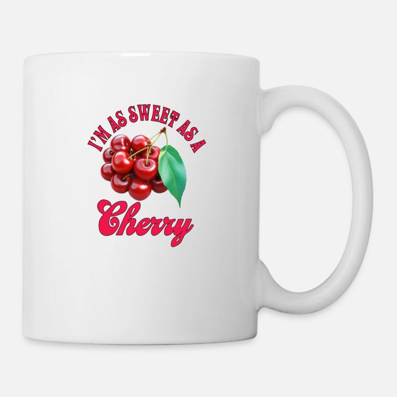 I'm as Sweet as a Cherry - Mug - white