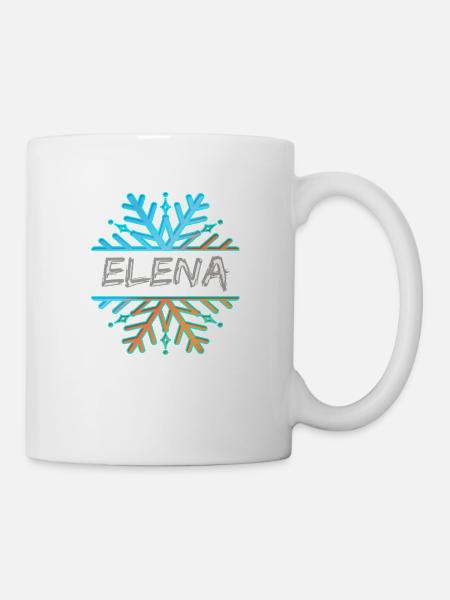 Geschenk für Elena - Tasse - Weiß