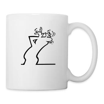the line - Mug - white - Right