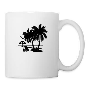 Palm tree - Mug - white - Right