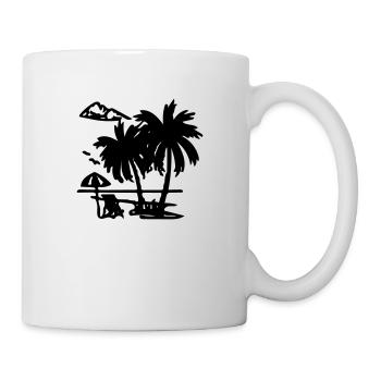 le sud - Mug blanc - blanc - Droite