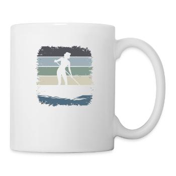 Stand up paddling - Mug - white - Right