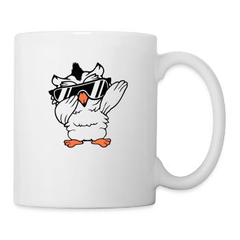 Eule Dabbing Dab Dance Pose Geste Sonnenbrille süß - Tasse - Weiß - Rechts