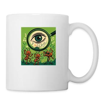 Fourmis rave - Mug blanc - blanc - Droite