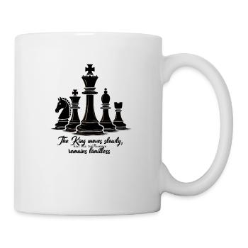 Jeu de mouvement Chess King - Mug blanc - blanc - Droite