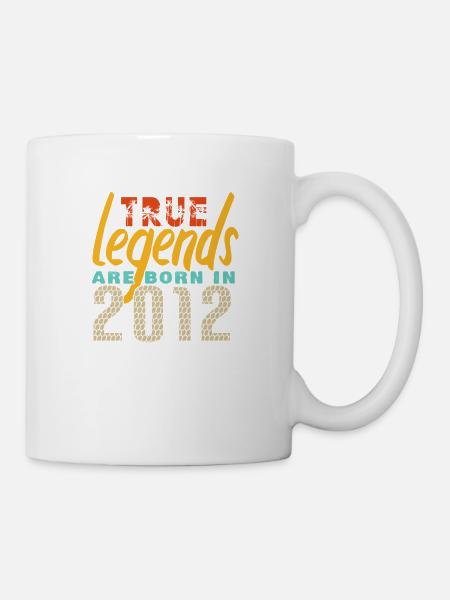 Die True Legends wurden 2012 geboren. Jahr 2025. - Tasse - Weiß