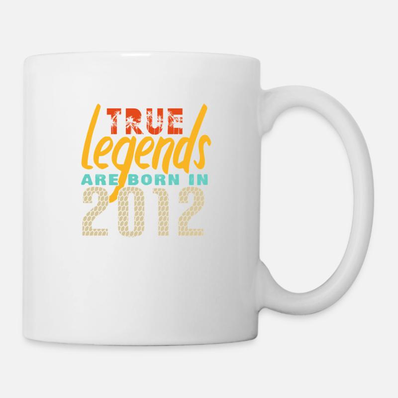 Die True Legends wurden 2012 geboren. Jahr 2025. - Tasse - Weiß