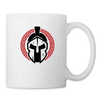 Casque de Sparte Symbole du gladiateur - Mug blanc - blanc - Droite