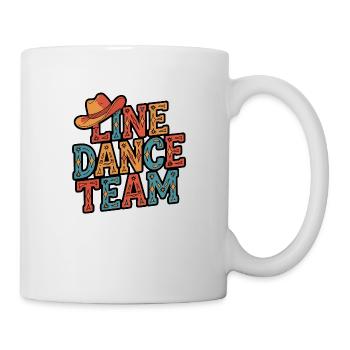 Groupe de danse en ligne Danse familiale en équipe - Mug blanc - blanc - Droite