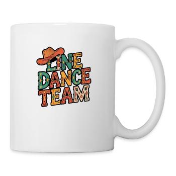 Groupe de danse en ligne Danse familiale en équipe - Mug blanc - blanc - Droite