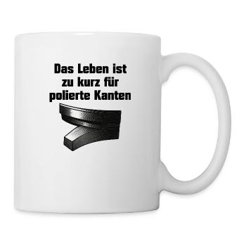 Uhren Sammler mögen klare scharfe Kanten - Tasse - Weiß - Rechts