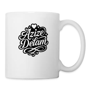 Azize Delam Persisch Liebe - Tasse - Weiß - Rechts