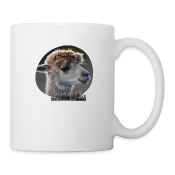 L’amour de l’alpaga - Mug blanc - blanc - Droite
