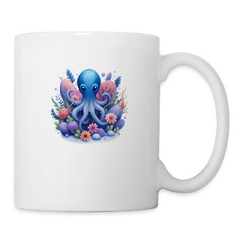 Magischer Oktopus - Tasse - Weiß - Rechts