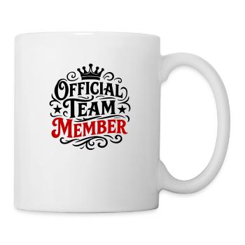 Membre de l’équipe Officiel - Mug blanc - blanc - Droite
