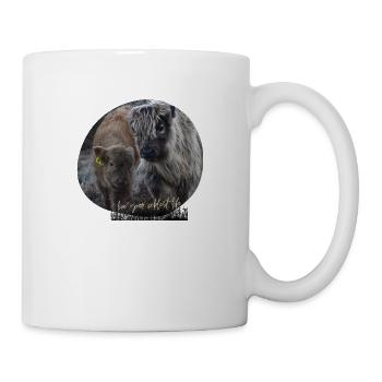 Amour des bovins Highland - Mug blanc - blanc - Droite