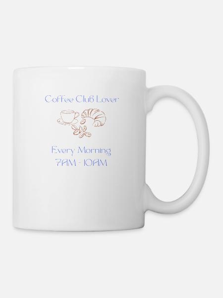 Coffee Club Lover - Tasse - Weiß