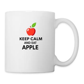 Keep Calm, Eat Apples - Mug - white - Right