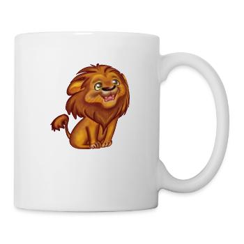 Löwenkind - Tasse - Weiß - Rechts
