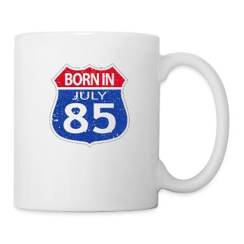 Geboren im Juli 1985 - Tasse - Weiß - Rechts