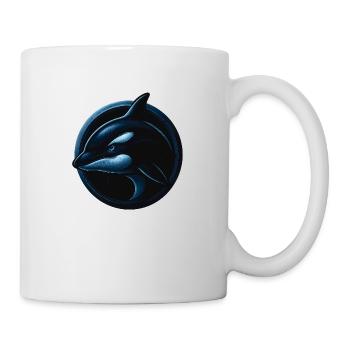 L’orque dans l’emblème – Le chasseur de l’océan noir - Mug blanc - blanc - Droite