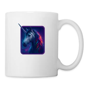 Unicorn - Andalusian Horse - Rainbow Mane - Mug - white - Right