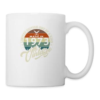 Vintage 1973 meilleur de 1973 - annif 52 ans - Mug blanc - blanc - Droite