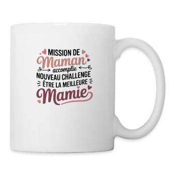 Mom's Mission Accomplished – New Granny Challenge - Mug - white - Right