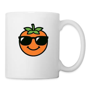 Khaki-Kopf - Tasse - Weiß - Rechts