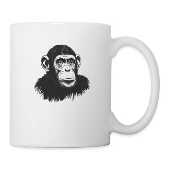 Chimpanzee - Monkey - Mug - white - Right