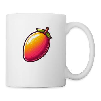 Mango große Früchte - Tasse - Weiß - Rechts