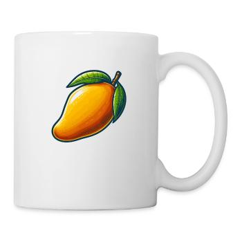 Mango, exotische Früchte - Tasse - Weiß - Rechts