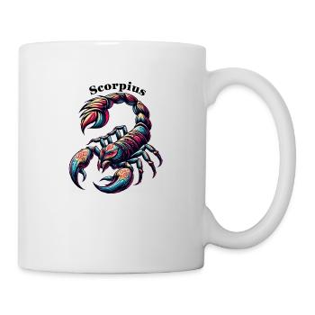 Scorpion Scorpion coloré - Mug blanc - blanc - Droite