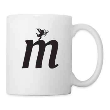 M - Tasse - Weiß - Rechts