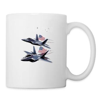 Formation de rapaces modernes J’adore les avions - Mug blanc - blanc - Droite