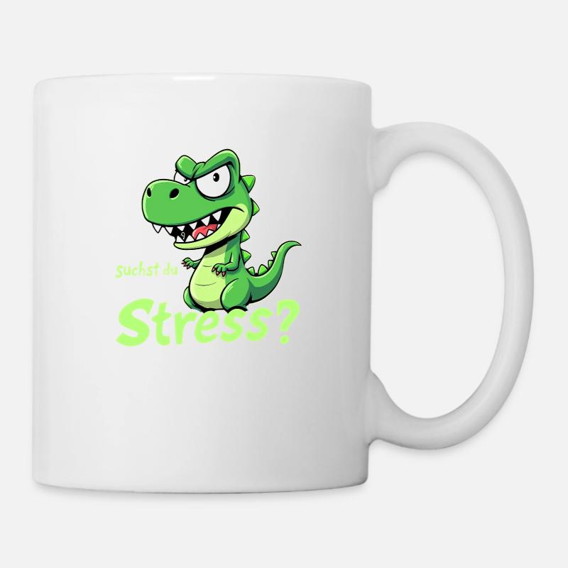 Vous êtes à la recherche de stress ? - Mug blanc - blanc