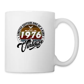 Vintage élégant : 1976 Cadeau rétro 1976 2025 - Mug blanc - blanc - Droite