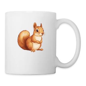 Eichhörnchen - Tasse - Weiß - Rechts