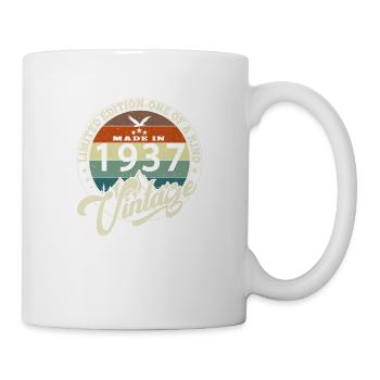 Vintage 1937 Best of 1937 - 88 Year Old Birthday - Mug - white - Right