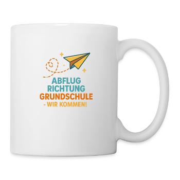 Next Stop: Schule – Kita-Abschluss mit Style - Tasse - Weiß - Rechts