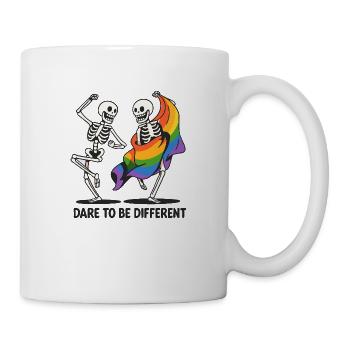 Dare To Be Different Skeletons - Mug - white - Right