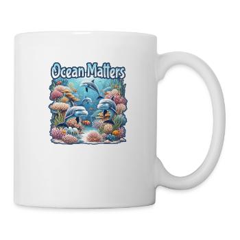 Ocean Matters | Keep our oceans clean - Mug - white - Right