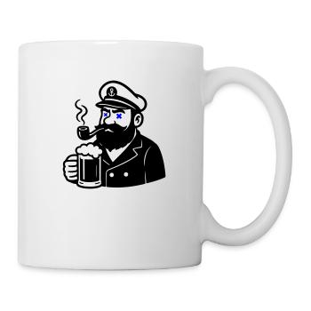 Capitaine Bière - Mug blanc - blanc - Droite