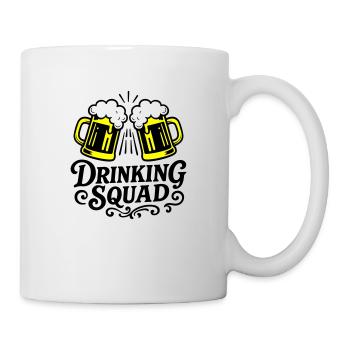 Drinking Squad Bier - Tasse - Weiß - Rechts