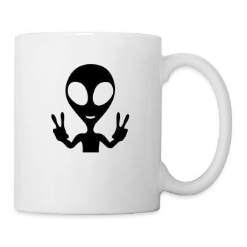 Alien Celtique Cercles Gothique Symboles Ornements - Mug blanc - blanc - Droite