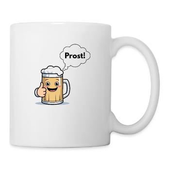Cheerful beer mug "Cheers!" - Mug - white - Right